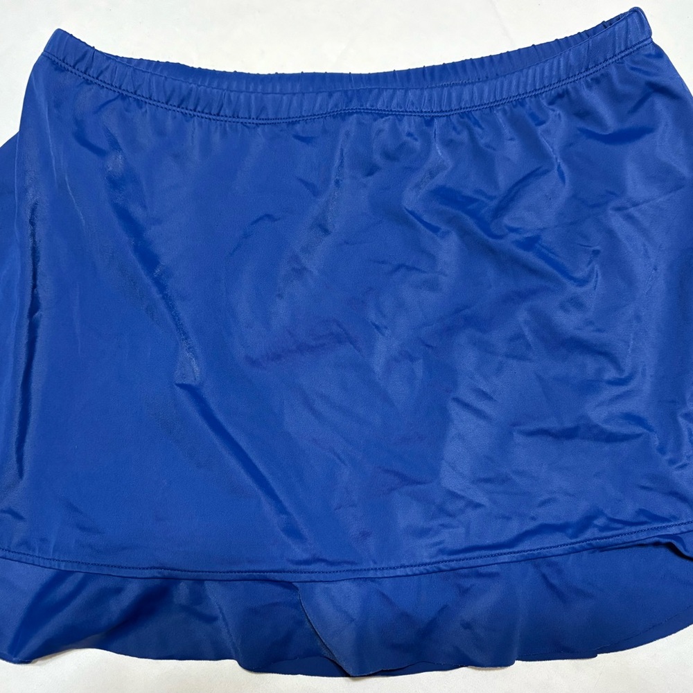 Blue Women's swim skirt/ Shorts